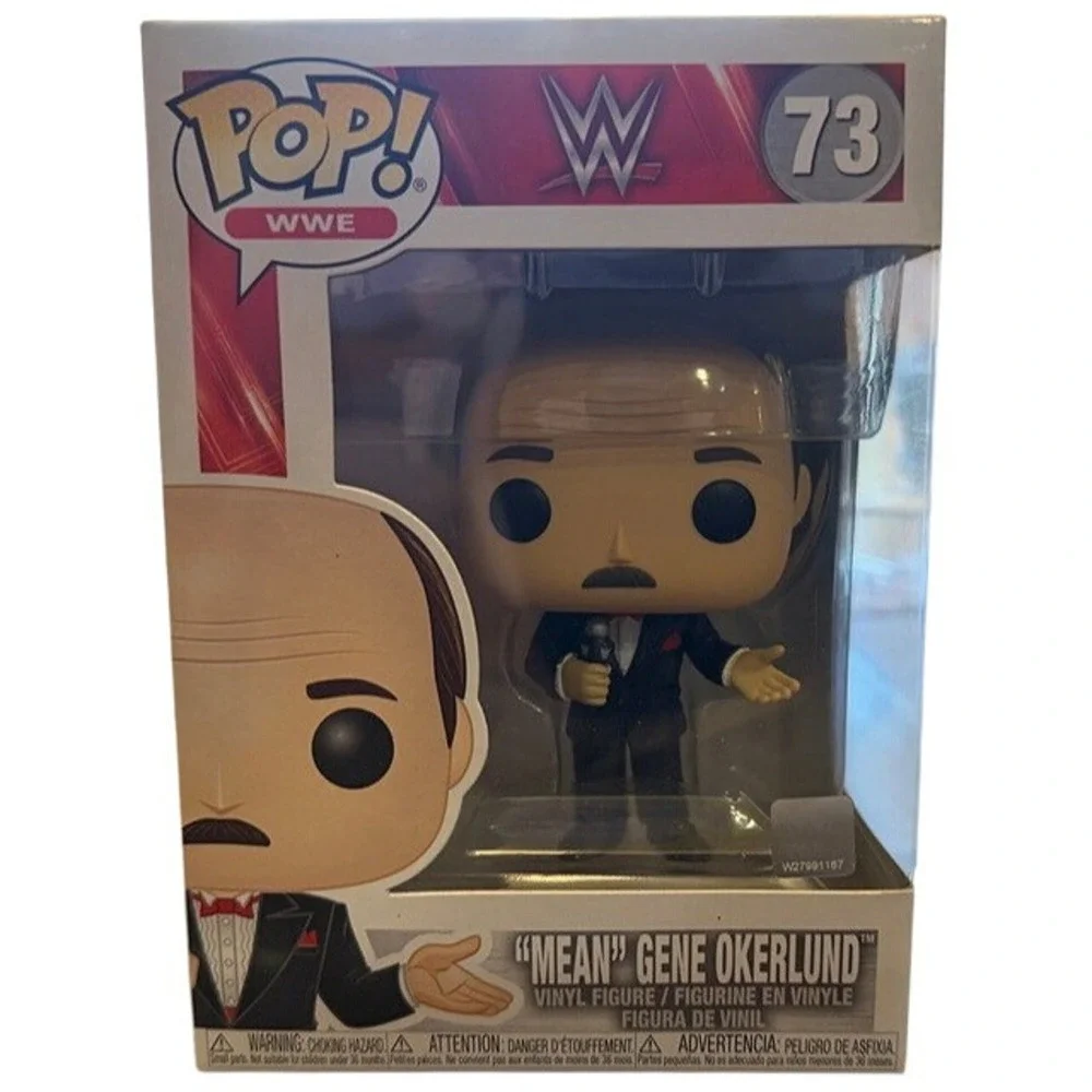 Funko Pop WWE Mean Gene Okerlund #73 Vinyl Figure Wrestling Legend Tuxedo 2019